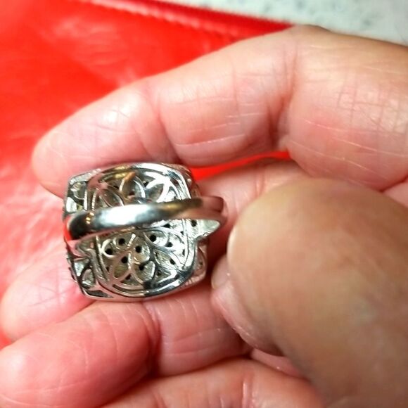 -GORGEOUS BLUE TOPAZ STONES RING!!!NEW!!! - Picture 8 of 9